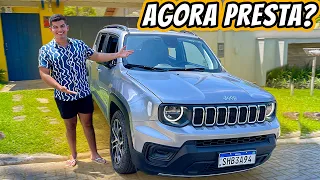 Jeep Renegade Longitude 1.3 Turbo 2023 - DEIXOU DE SER LENTO E MAL EQUIPADO