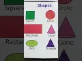 Shapes learn with us circle triangle square