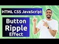 Code a Button Ripple Effect with HTML CSS and JavaScript