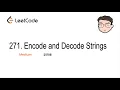 Leetcode 271 Encode and Decode Strings Java