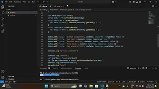 explanation of functions and creating todolist with closures in node js