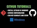 How to Generate and add SSH key to GitHub Github Configuration in English