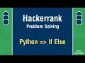 HackerRank - Python