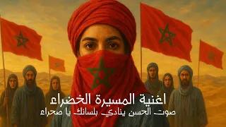 صوت الحسن ينادي الأغنية الوطنية للمسيرة الخضراء ذكرى المسيرة الخضراء 