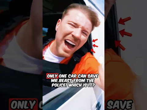 Only ONE Car Can Save Mr. Beast From the Police! Which Is It? 🚗🚔🏆