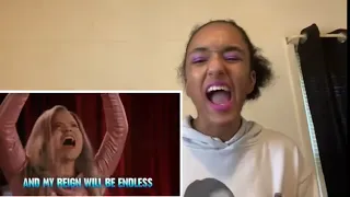 sarah jeffery queen of mean from descendants 3 sing along reaction and sing along