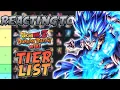 REACTING TO DOKKAN BATTLE WIKI TIER LISTS DRAGON BALL Z DOKKAN BATTLE