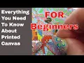 How To Cross Stitch On Printed Canvas Tutorial For Beginners