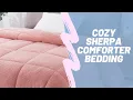 Kasentex Soft Sherpa Comforter For Fall and Winter