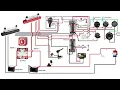 Boat electronic wiring diagram and Battery switch diagram Combined