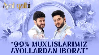 99% muxlislarimiz ayollardan iborat... Ayol qalbi