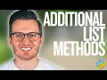 Python Day 33 Additional List Methods in Python - Master More Tools for Working with Lists