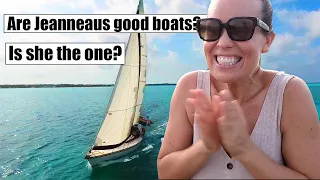 IS SHE THE ONE? Boat tour: 1984 Jeanueau Sun fizz . Are Jeaneau’s good boats to buy live aboard EP9
