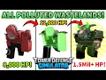 Polluted Wastelands but it gets Stronger Tower Defense Simulator