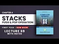 4 2 Stacks in Python Push Pop Operations Explained Class 11 Computer Science Chapter 4