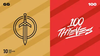 GG vs. 100 - Week 6 Day 1 | LCS Spring Split | Golden Guardians vs. 100 Thieves (2022)