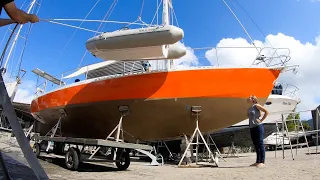 ⛵️ Time to SPLASH our boat!! 🎉(CLICK-BAIT😂) #145