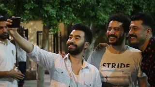كواليس تصوير نصيبي وقسمتك     حكاية براد شاي   هاني عادل وعبير صبري دندنها