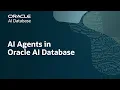 Oracle AI Database Agentic AI for Mission-Critical Data