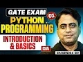 GATE Exam Python Programming 01 Introduction Basics DA