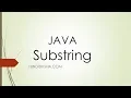 JAVA Getting substrings from a string in Hindi