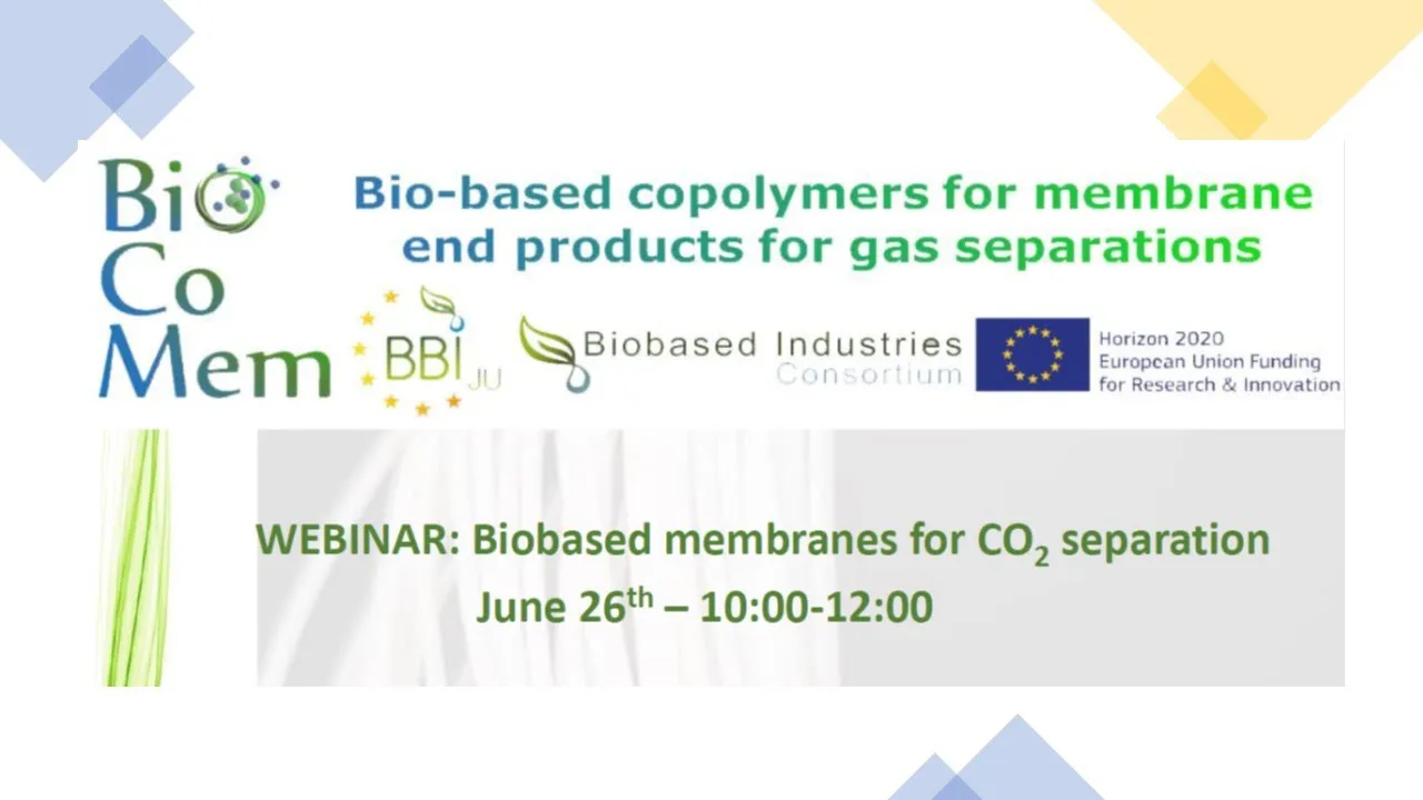 Biocomem webinar 1 Biobased membranes