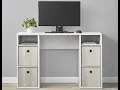 Mainstays 4-Cube Desk Guided Assembly