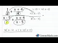 Simplifying Complex Rational Expressions