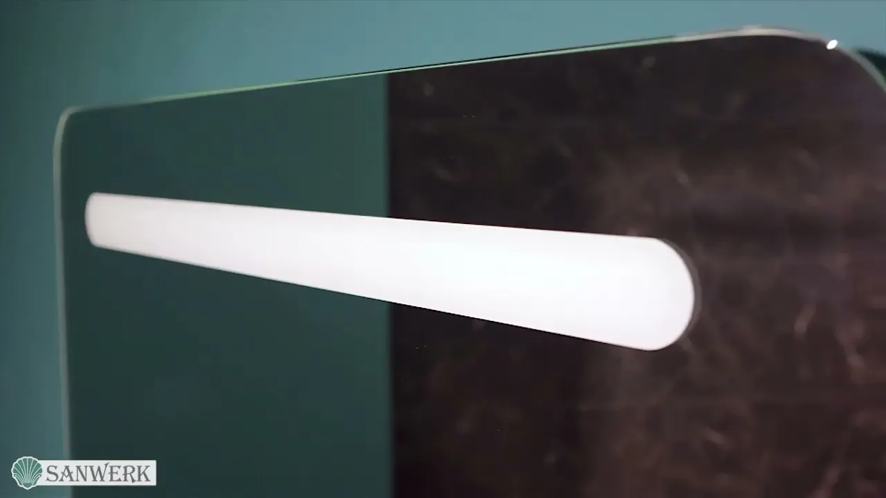 Видеообзор LED-зеркала ЛАВА Калипсо 70×65 с горизонтальной подсветкой и сенсором (desktop)