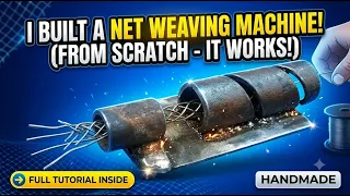 Building My Own Net Weaving Machine at Home!
