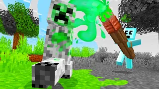 Minecraft but You Paint the World