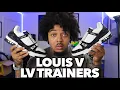 Louis Vuitton LV Trainer BLACK MONOGRAM Detailed Unboxing Review