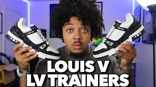 Louis Vuitton LV Trainer BLACK MONOGRAM Detailed Unboxing Review