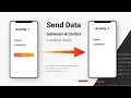 Send data between Activites in Android Studio Tutorial