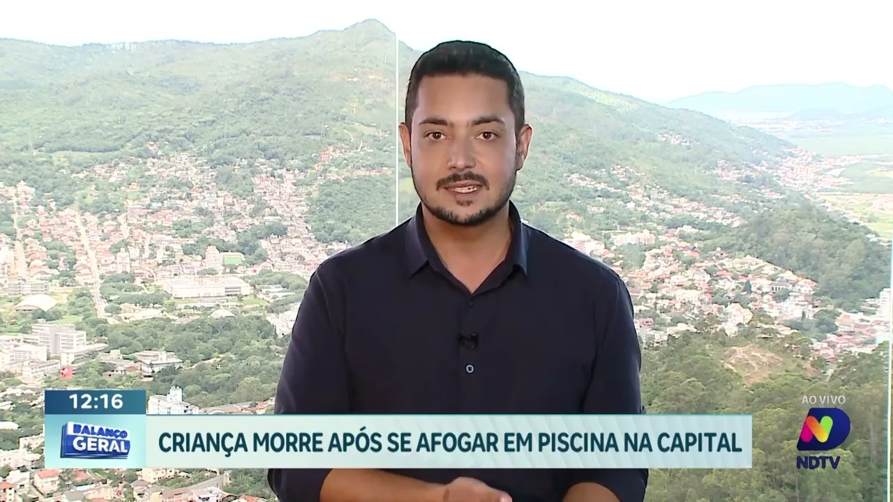 Criança morre após se afogar em piscina em Florianópolis