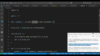 Python 3 Script to Get List of Files in Directory Show the Size of Each File in Terminal