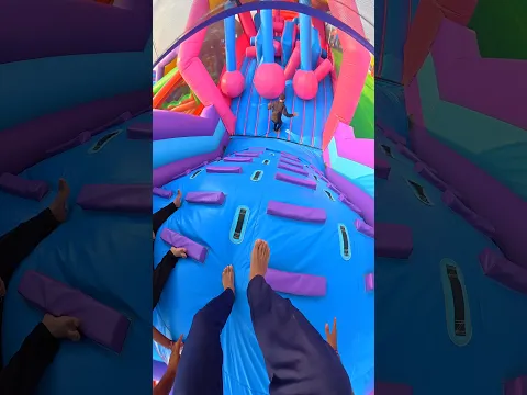 Epic Parkour Tag in the World’s Biggest Inflatable Castle