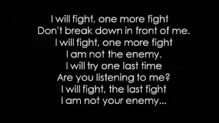 bullet for my valentine the last fight acoustic lyrics