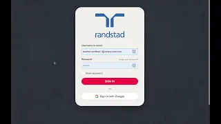 Randstad Assessment platform - how to log in