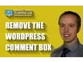 3 Ways To Remove The WordPress Comment Box WP Learning Lab
