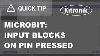 microbit MakeCode Editor - Input Blocks