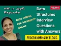 Data Structures Interview Questions Queue Data Structure Queue Operations Queue Applications