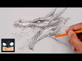 How To Draw a DRAGON Beginner Pencil Sketch Tutorial Step-by-Step