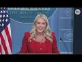 WH press briefing Karoline Leavitt answers questions on Saudi Arabia nuclear deal Save America Act