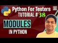 Python for Testers - Modules in Python Creating Modules in Python