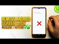 How to Remove Screen Lock on Android Phone Turn Off Passcode Password Pattern in Android