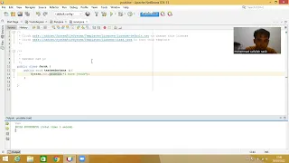 TUTORIAL JAVA NETBEANS Pertemuan ke 6 Muhammad Saifullah Nasik Univ Yudharta Pasuruan