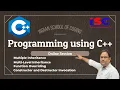 Implementing Multiple Inheritance Multilevel Inheritance Overriding