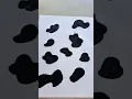 How to make a cow print drawing