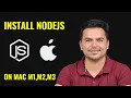 How To Download And Install Node js On Mac M1 M2 M3